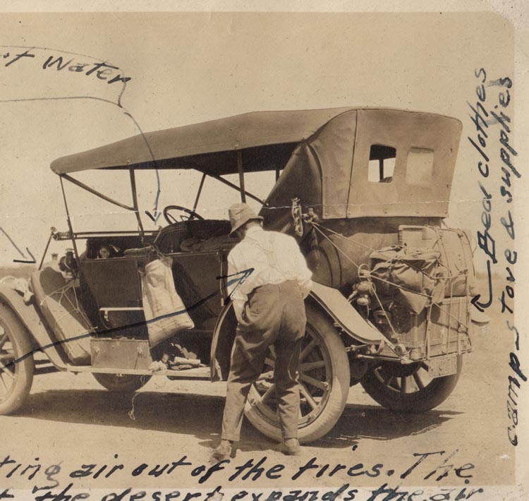 Car in desert copy