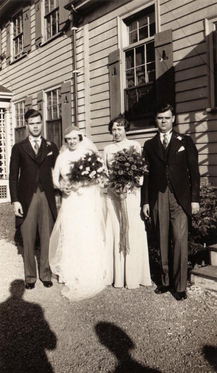 Kenneth Geerer, Elizabeth Swanton Geerer, Mary Swanton, Kenny's brother copy