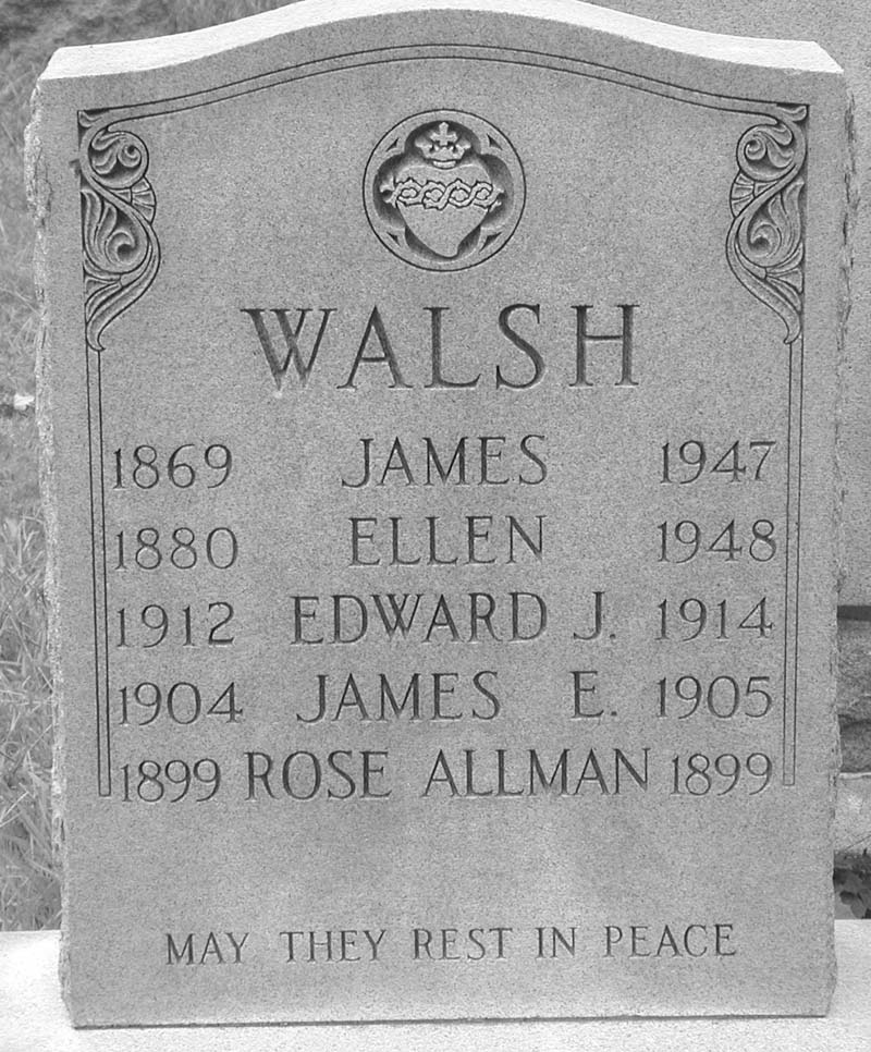 Walsh, James, Ellen, Edward, James, Rose Allman.jpg 153.2K